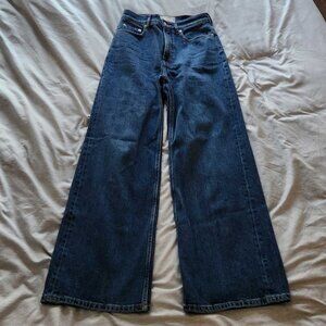 Everlane Way-High® Sailor Jean in Deep Blue, Size 25S (Like New)